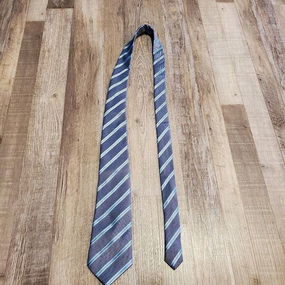 𝅺Kailong hand made mens striped tie - Picture 1 of 4